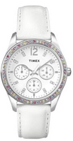 TIMEX 天美时 T2P385 多色水晶时尚手表