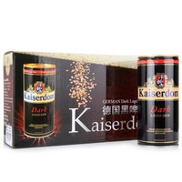 限区域：Kaiserdom 凯撒 黑啤酒 1L*4罐 礼盒装（整箱）