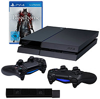 SONY 索尼 PlayStation 4 PS4 游戏机套装（双手柄+Camera体感+血源实体版）
