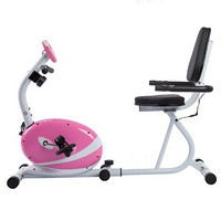 SUNNY HEALTH & FITNESS  P8400 家用磁控卧式健身车 粉色 / 白色 