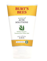 凑单品：BURT'S BEES 小蜜蜂 Natural Acne Solutions Pore Refining 祛痘磨砂膏 110G