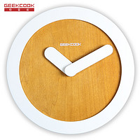 GeekCook 极客库 客厅办公实木钟表