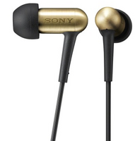 SONY 索尼 XBA-100 黄铜材质 中高音清晰透彻 立体声耳机 黑色
