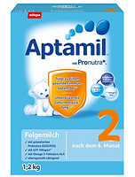新补货：Aptamil 爱他美Pronutra 2 新版2段婴儿奶粉 1.2kg×3盒