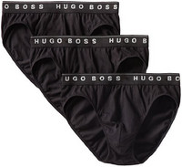 再特价：HUGO BOSS Mini Brief 纯棉三角内裤 3条装 