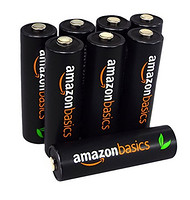 AmazonBasics 亚马逊倍思 AA型 五号 镍氢充电电池（8节,2500mAh）