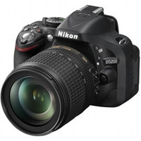 尼康（Nikon） D5200 单反套机（AF-S DX 18-105mm f/3.5-5.6G ED VR 防抖镜头）黑色
