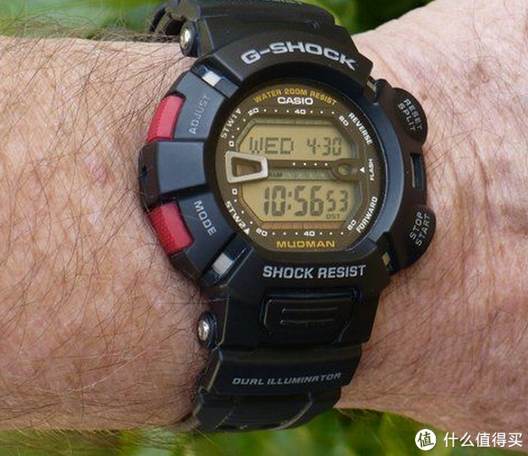 casio 卡西欧 g-shock mudman 泥人系列 g9000-1v 男士腕表