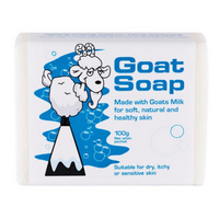 Goat Soap 澳洲天然羊奶手工皂原味 100克*3