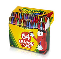 凑单品：Crayola 绘儿乐 64 Ct 彩色蜡笔 64色