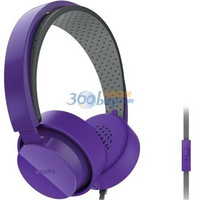 限地区：PHILIPS 飞利浦 SHL5205PP /98带麦克头戴式耳机 紫色