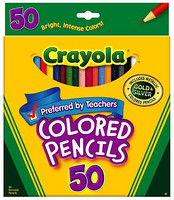 Crayola 绘儿乐 50色长铅笔