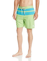 凑单品：Caribbean Joe Striped E-Board男士游泳短裤