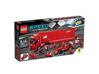 LEGO  乐高 Speed Champion 超级赛车系列 F14 T 和 Scuderia 法拉利卡车