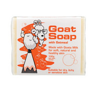 移动端：Goat Soap 澳洲天然羊奶手工皂 燕麦味 100g