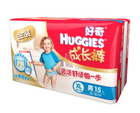 HUGGIES 好奇 金装成长裤（男/13-18kg）XL15片*3