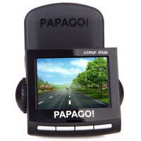 PAPAGO 研勤科技 P1W 升级款 行车记录仪（1080P高清、130°广角、夜视）