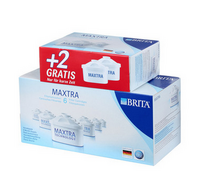 BRITA 碧然德 Maxtra系列滤水壶第二代双效滤芯 6+2只装