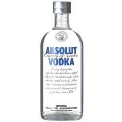 移动端绝对伏特加absolutvodka原味伏特加酒700ml