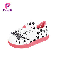 天猫双11预售：Pampili 芭比丽 猫咪款保暖女童鞋