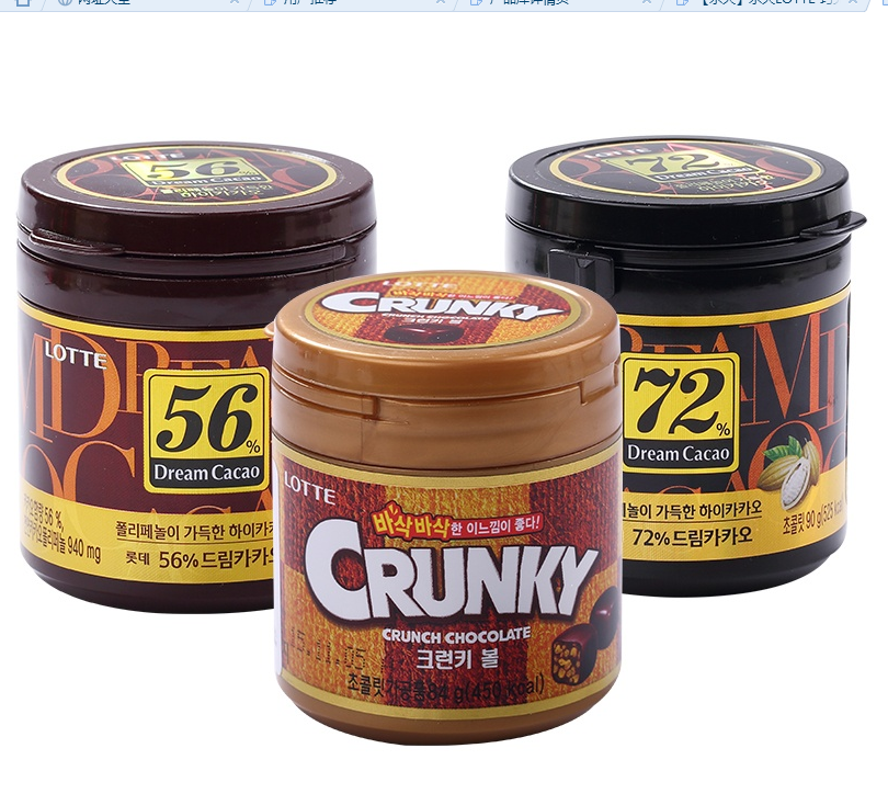 LOTTE 乐天 巧克力豆
