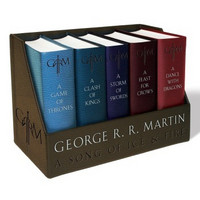 George R. R. Martin's A Game of Thrones Leather-Cloth Boxed Set 冰与火之歌 皮革装订收藏版本