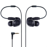 audio-technica 铁三角 ATH-IM50 BK 双动圈入耳耳机 黑色