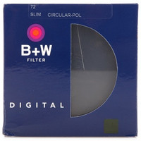 B+W SLIM CPL 72mm 薄型单层镀膜偏振滤镜