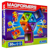MAGFORMERS Rainbow 30件玩具套装