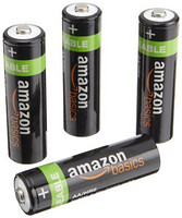 AmazonBasics 亚马逊倍思 AA型（5号）镍氢预充电 可充电电池（4节，2000mAh）