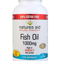 natures aid Omega-3 Fish Oil深海鱼油 1000mg*270粒 