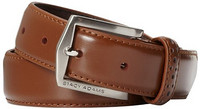 大码福利：STACY ADAMS Big-Tall 30 mm Pinseal Leather with Pinhold Design On Keeper 男士皮带
