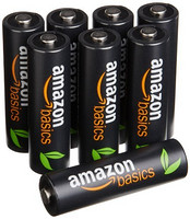 凑单品：Amazon Basics 亚马逊倍思 AA 5号镍氢充电电池（8节、2400mAh）