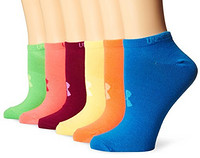 UNDER ARMOUR Liner No-Show Socks 女士短袜6双装