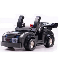 WOMA 沃马 益智模型塑料积木 特警系列闪电一号二号C0510AB 儿童益智玩具