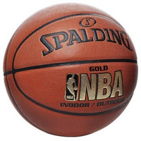 SPALDING 斯伯丁 74-606Y NBA金色经典 篮球+凑单品