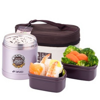 TAFUCO 泰福高 T-2008 纯味系列 保温饭盒 350ML+220ML 紫色 2套+凑单品