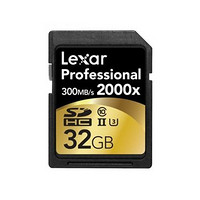 Lexar 雷克沙 Professional 2000x 32GB SDHC UHS-II/U3 存储卡