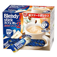 凑单品：AGF Blendy Stick 牛奶速溶咖啡1/2卡路里（100支）