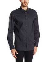 Calvin Klein Liquid Cotton Cross Hatch Print- Cllr K 男士长袖衬衫