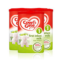 Cow&Gate 牛栏 婴幼儿奶粉 1段 900克*3罐