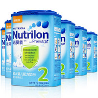 Nutrilon 诺优能 较大婴儿配方奶粉 2段 900克*6罐