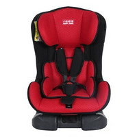Happy Dino 小龙哈彼 欧标基本款靠背式儿童汽车安全座椅 LCS600-W-K322 DINO 红色