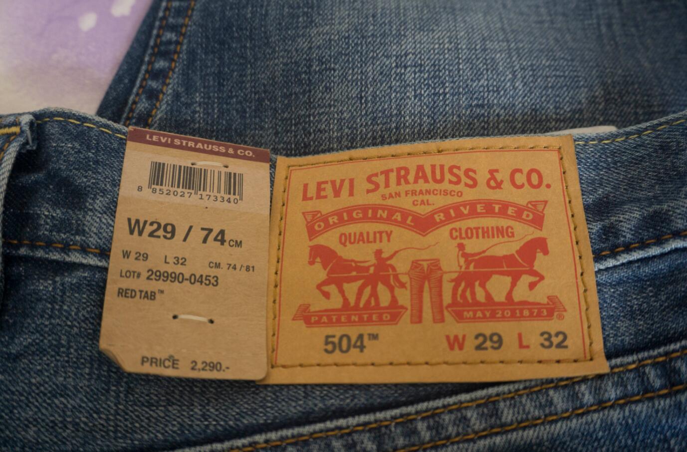 转全新李维斯levis 504牛仔裤 w29 l32