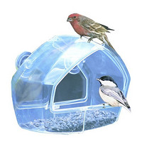 凑单品：Perky-Pet Birdscapes 348 透明喂鸟器