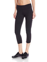 限L码，凑单品：Calvin Klein Performance Fitness Capri with Shirring 女士运动裤