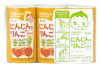wakodo 和光堂 苹果果汁+胡萝卜汁 125ml×18