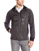 限XL/XXL码：Calvin Klein Melange 男士纯棉抓绒夹克