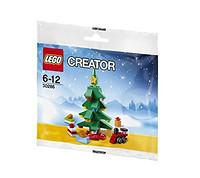 LEGO 乐高 Creator 创意百变系列 30286 小小圣诞树＋30205 大歌星的红地毯