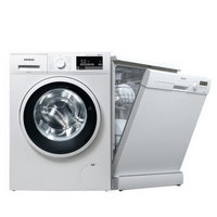 套装好价：SIEMENS 西门子 IQ300 WM10P1601W 洗衣机+SN23E232TI 13套 洗碗机